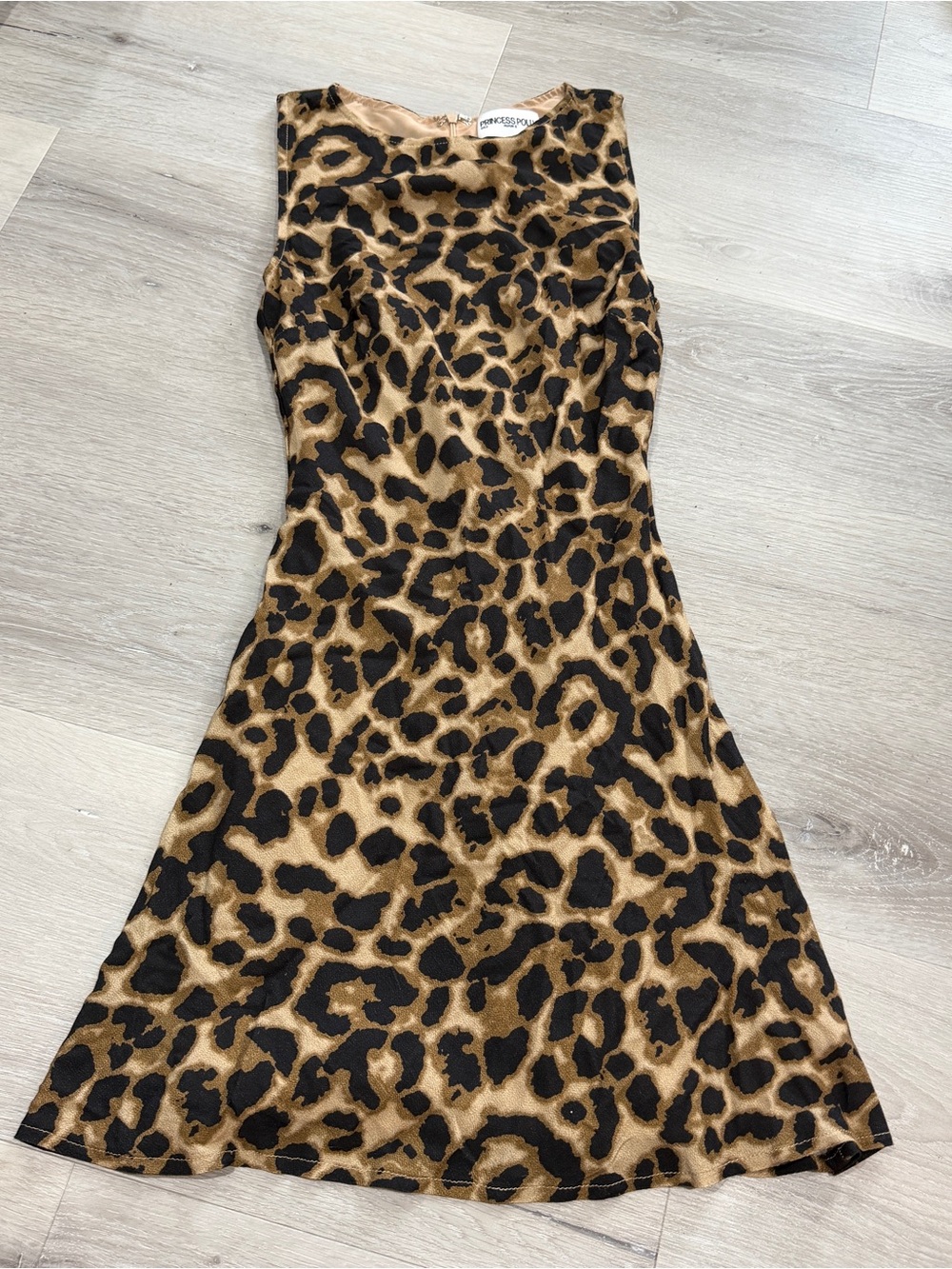 Princess Polly Leopard Print Midi Dress - Brown/Black